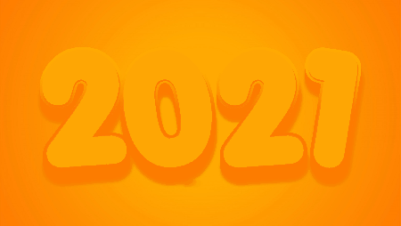 Żółta tapeta 2021 rok